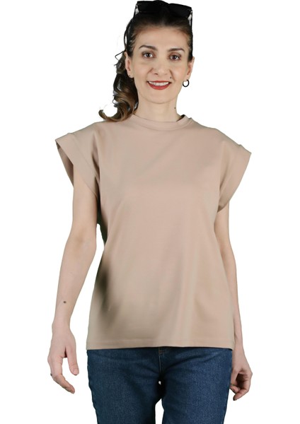 Kadın Süprem Yarasa Kol T-Shirt