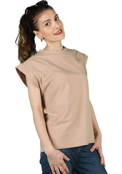 Kadın Süprem Yarasa Kol T-Shirt