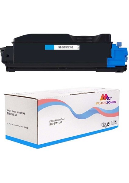 Colorful Toner Kyocera Ecosys M6630CIDN TK-5270 Mavi Muadil Toner