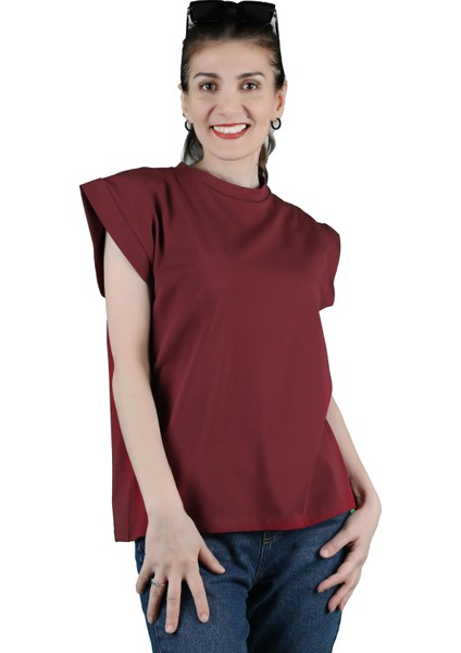 Kadın Süprem Yarasa Kol T-Shirt