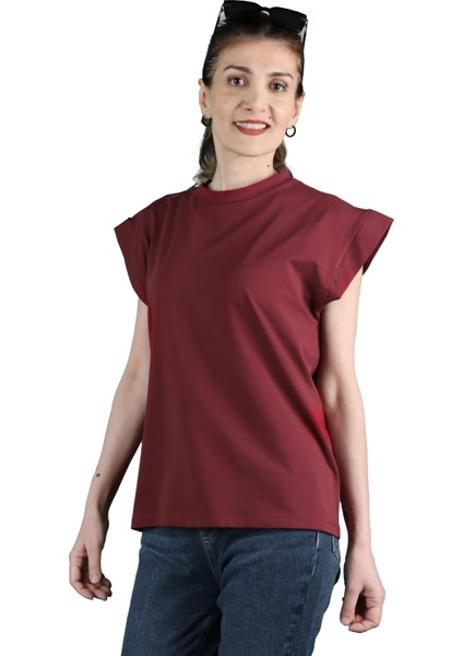 Kadın Süprem Yarasa Kol T-Shirt