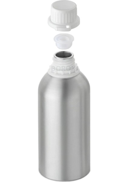 Alüminyum Şişe 250ML - Kulplu Tıpalı ve Kapaklı Şişe - Kokusuz - Işık Geçirmez