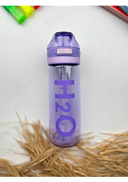 H2O Polikarbon Matara 650 ml Lila Renk