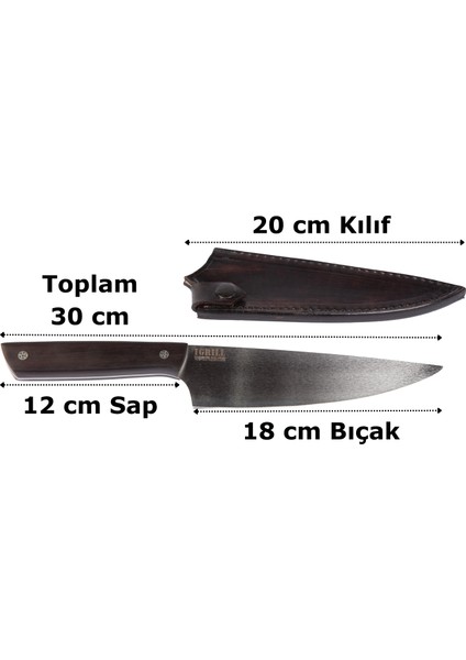 Chef Elite Bıçak Zeytin Ağacı - Desen 1