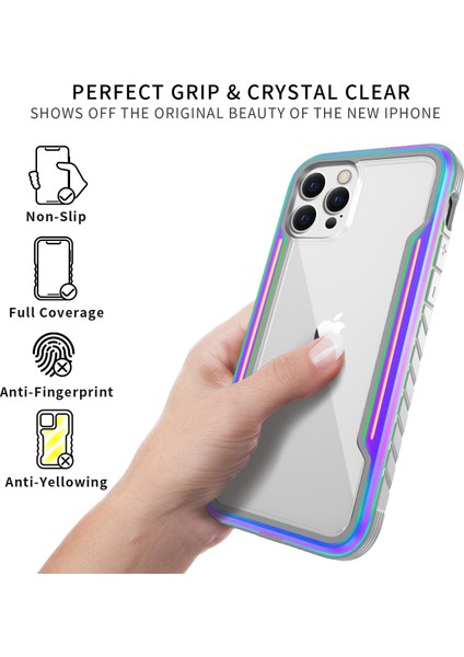 iPhone 15 Pro Max Için Uygun Telefon Davası, Askeri Metal Materyali (Yurt Dışından) modelleri