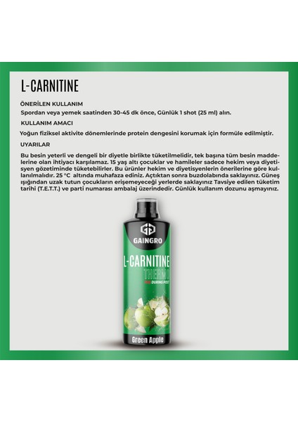 L-Carnitine Thermo Green Apple 40 servis