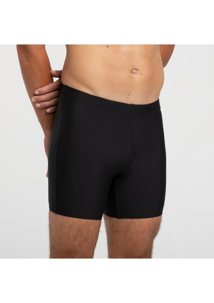 Nabaiji Erkek Uzun Boxer Mayo - Siyah - Long 100