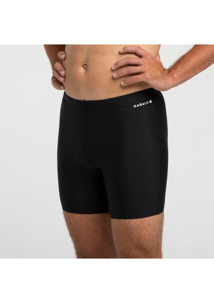 Nabaiji Erkek Uzun Boxer Mayo - Siyah - Long 100 modelleri