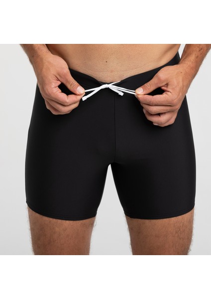 Nabaiji Erkek Uzun Boxer Mayo - Siyah - Long 100 indirimleri