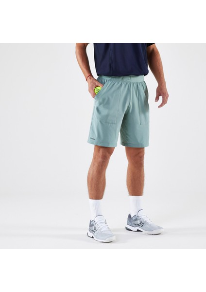 Artengo Erkek Tenis Şortu - Yeşil/Gri - Artengo Dry