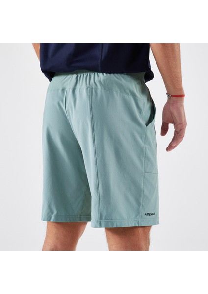 Artengo Erkek Tenis Şortu - Yeşil/Gri - Artengo Dry fiyatları