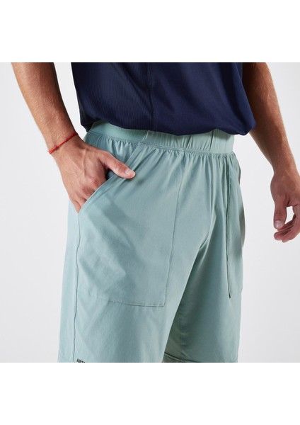 Artengo Erkek Tenis Şortu - Yeşil/Gri - Artengo Dry fırsatları