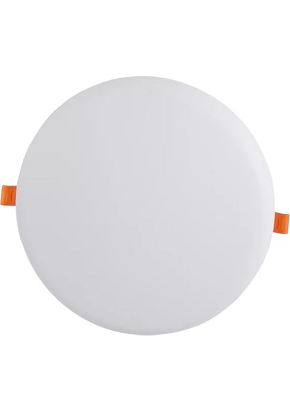 24W Yuvarlak Sıva Altı Ayarlanabilir Geçmeli Backlight LED Panel 6500K Beyaz