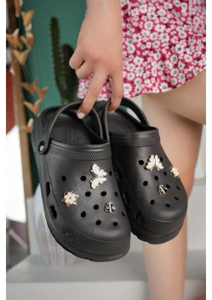 Taşlı Şık Tasarım Cross Unisex Terlik modelleri