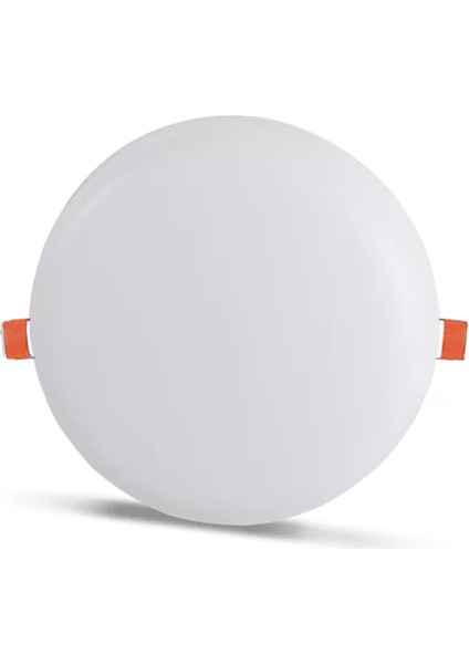 9W Yuvarlak Sıva Altı Ayarlanabilir Geçmeli Backlight LED Panel 6500K Beyaz