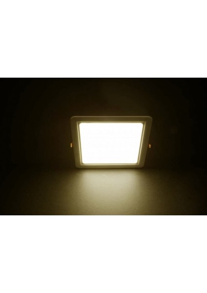 6W Siyah Kasa Kare Sıva Altı LED Panel 3000K Günışığı modelleri