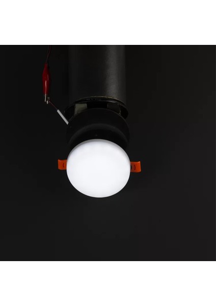 9W Yuvarlak Sıva Altı Ayarlanabilir Geçmeli Backlight LED Panel 6500K Beyaz