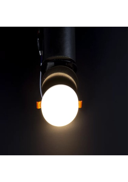 18W Yuvarlak Sıva Altı Ayarlanabilir Geçmeli Backlight LED Panel 6500K Beyaz