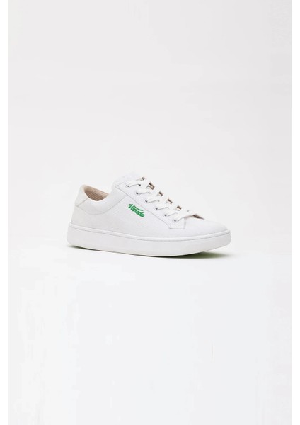 V Mich Free Kanvas Kadın Sneakers Beyaz Spor Ayakkabı 1388