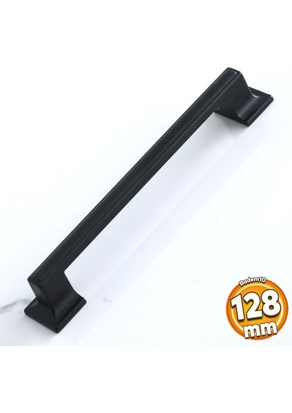 Gama 128 mm Siyah Kulp Metal Mutfak Mobilya Çekmece Dolabı Dolap Kulpları Kapak Kulbu Kulpu 12.8 cm