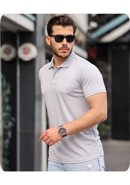 Mens Style Performans Polo Yaka Tişört