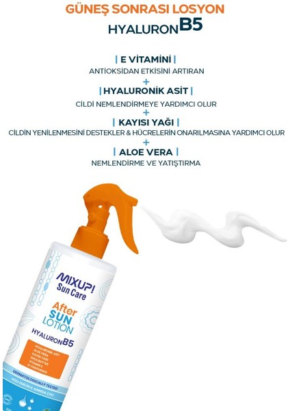 Güneş Sonrası Onarıcı Losyon Hyaluron B5 Aloe Vera,kayısı Yağı,hyalüronik Asit Içerikli 200 ml