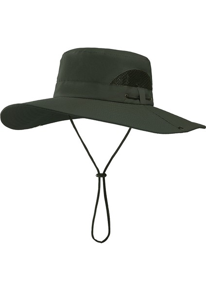Kişiselleştirilmiş Nakış Güneşlik Erkek Ilkbahar ve Yaz Balıkçı Şapkası Balıkçılık Güneş Kremi Nefes Alabilen Şapka (Yurt Dışından)