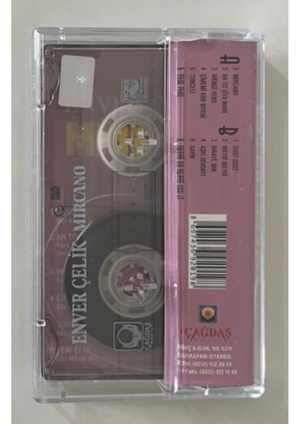 Enver Çelik Mircano Kaset (Orjnal Dönem Baskı Kaset)