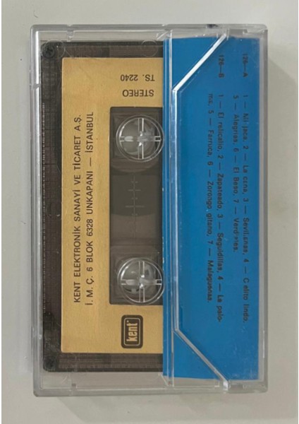 Fiesta Kaset (Orjnal Dönem Kağıt Türk Baskı Kaset) fiyatları