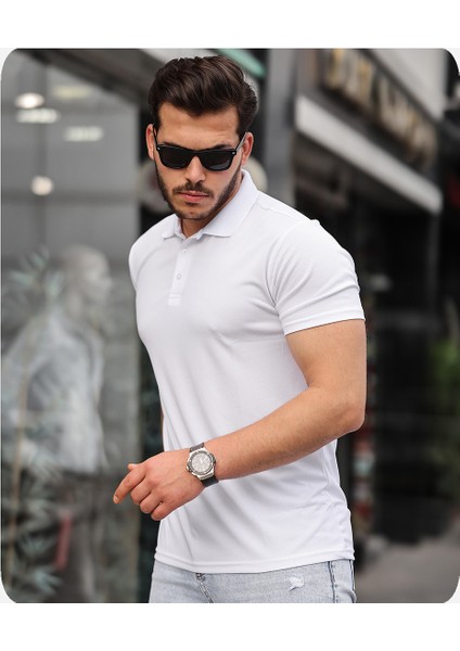 Mens Style Performans Polo Yaka Tişört