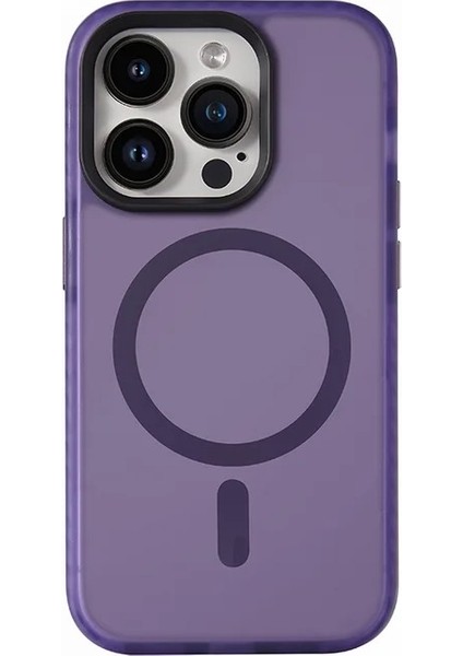 iPhone 14 Pro Max Kılıf Senstivi Magsafe Mat Pc Kapak