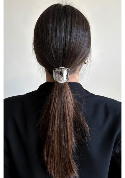 Molten Metal Düz Yüksek Atkuyruğu Tokası- Saç Kelepçesi- Ponytail Cuff fiyatları