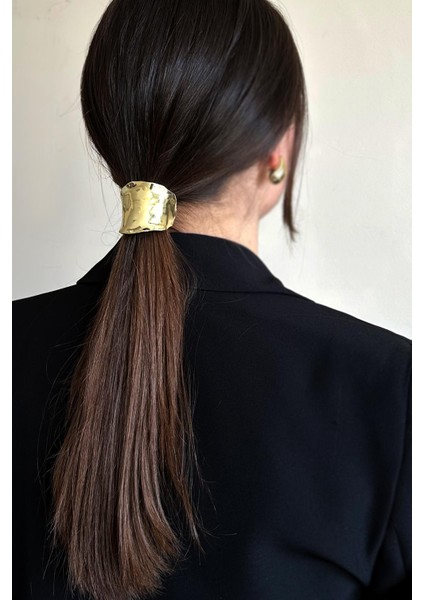 Molten Metal Düz Yüksek Atkuyruğu Tokası- Saç Kelepçesi- Ponytail Cuff fiyatları