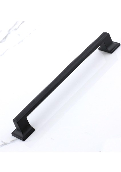 Gama 224 mm Siyah Kulp Metal Mobilya Çekmece Dolabı Mutfak Dolap Kulpları Kapak Kulbu Kulpu 22.4 cm modelleri