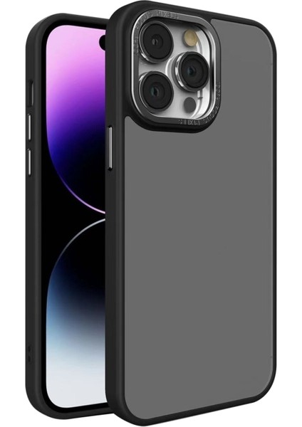 iPhone 15 Pro Max Kılıf Iceblink Mat Pc Sert Kapak