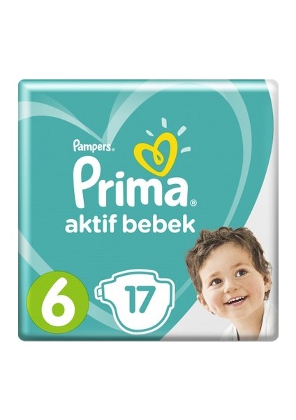 Bebek Bezi Premium Care 6 Numara 17 Adet
