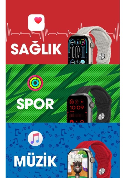 Wearfit Hk9 Pro + Akıllı Kol Saati Model:inç 45MM Amoled Ekran (Gri)