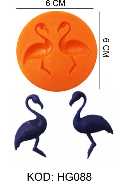 Hayvan Figürlü Gıda Silikon Kalıbı