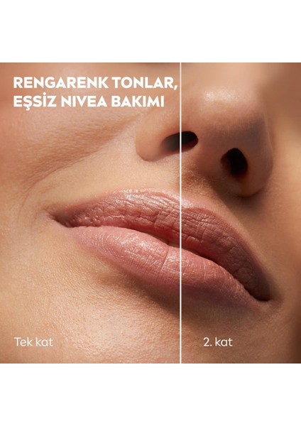 Renkli Dudak Bakım Kremı,Nude,4,8gr,Nemlendırme,Spf30,Doğal Yağlar,E Vitamini,Dudak Ve Yanaklar Için