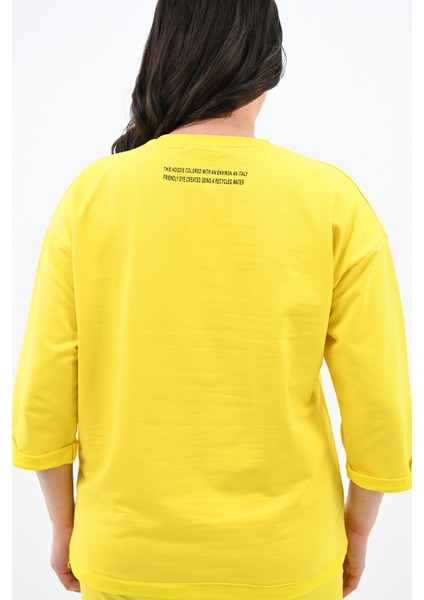 Kadın Büyük Beden Etiket Detaylı Eşofman Takımı 8100-24 indirimleri