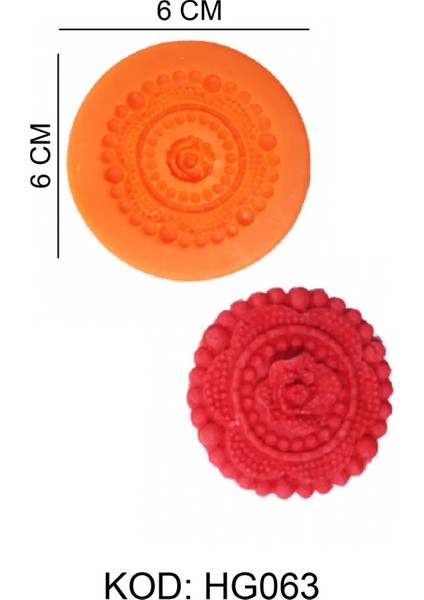 Dantel Desenli Figürlü Gıda Silikon Kalıbı