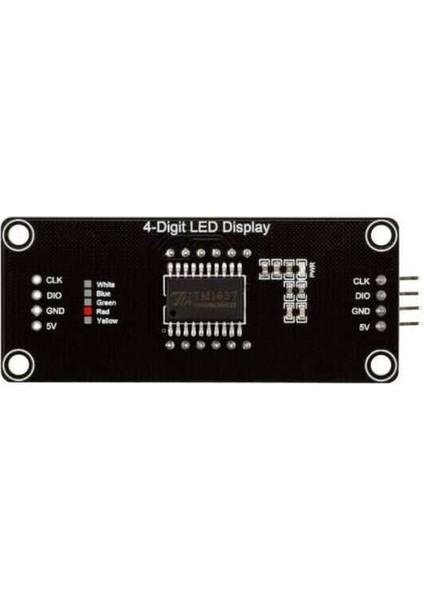 TM1637 4 Digit LED Display Saat Modülü - Kırmızı