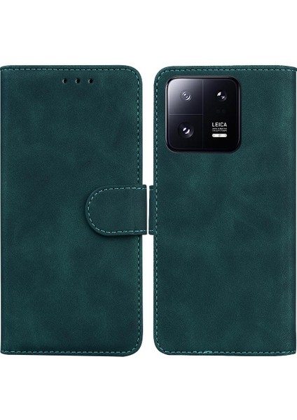 Xiaomi 13 Pro Kart Yuvası Manyetik Premium Pu Deri Standı Için Flip Case (Yurt Dışından)