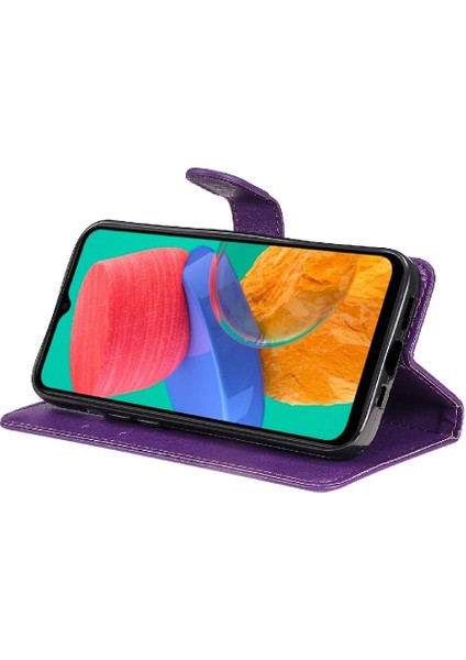 Samsung Galaxy M33 5g Iş Cüzdan Telefon Kılıfı Klasik Için Flip Case (Yurt Dışından)