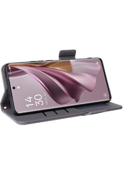 Oppo Için Kılıf Oppo 10 Pro 5g Pu Deri Kart Yuvaları Tutucu Manyetik Yan (Yurt Dışından)