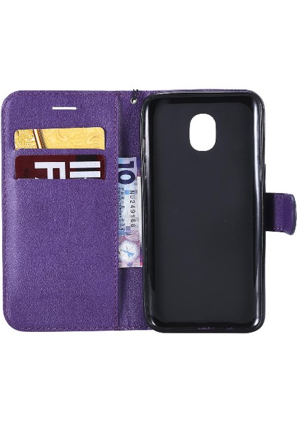 Samsung Galaxy J3 2018 Yüksek Kaliteli Deri Iş Cüzdan Için Flip Case (Yurt Dışından) indirimleri