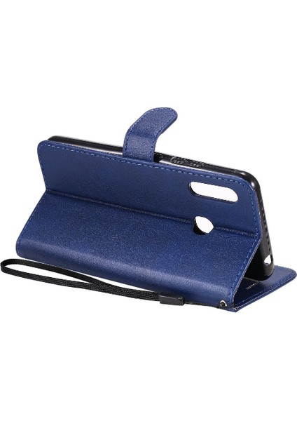 Kart Yuvası ile Samsung Galaxy A70E Için Flip Case Yüksek Kalite Deri Kılıf (Yurt Dışından)