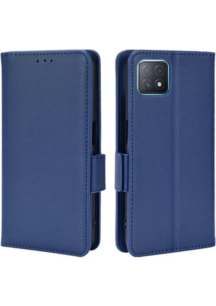 Oppo A72 5g Pu Deri Cüzdan Manyetik Yan Toka Kart Yuvaları Için Kılıf (Yurt Dışından)