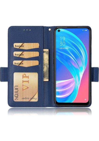 Oppo A72 5g Pu Deri Cüzdan Manyetik Yan Toka Kart Yuvaları Için Kılıf (Yurt Dışından) fiyatları