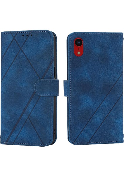 Iphone Xs Max Kickstand Bilek Kayışı Pu Deri Kapak El Için Filp Durumda (Yurt Dışından)